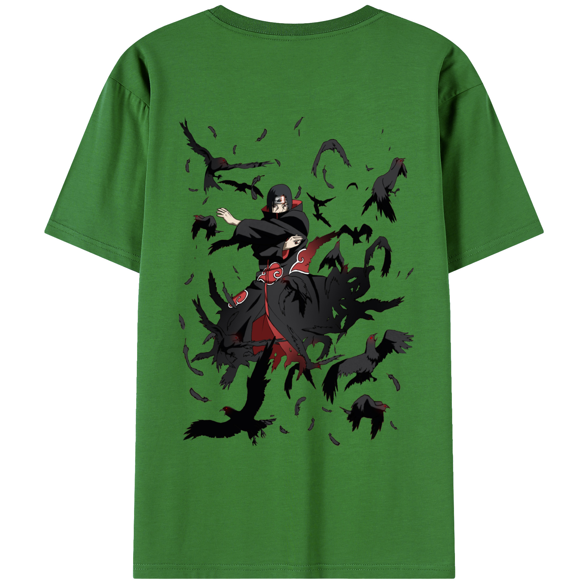 （画像用） NARUTO -ナルト- うちは イタチ Uchiha Itachi レディース半袖Tシャツ(バックプリント)